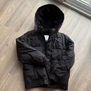 Abercrombie kids fleece lined puffer jacket 15/16